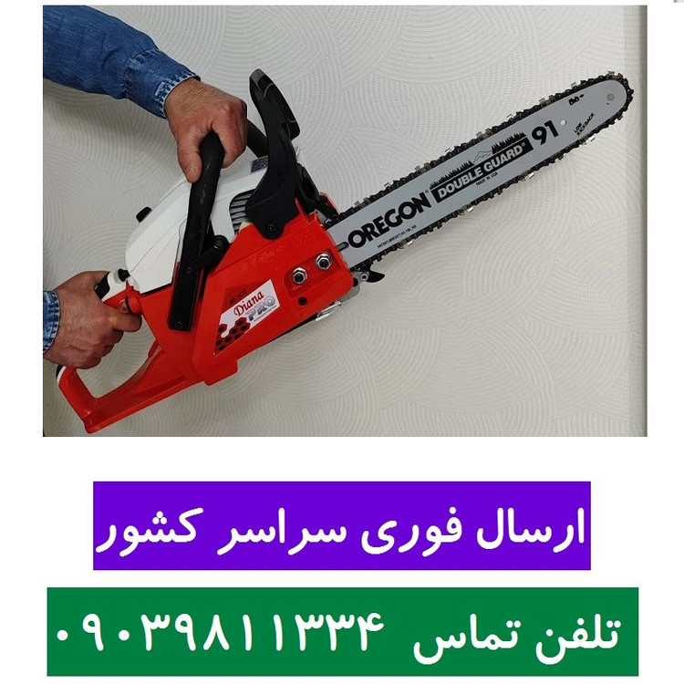 اره موتوری بنزینی دیانا 35 سانت تیغه و زنجیر آمریکا کاربراتور ژاپنی همراه کیف و لوازم جانبی DN-35cs