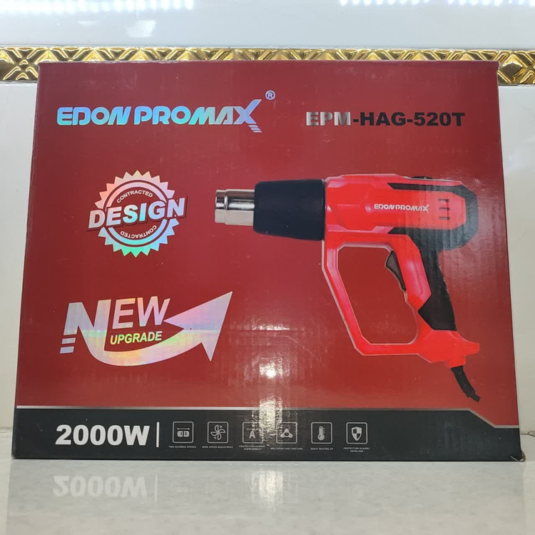 سشوار ادون پرو مکس 2000 وات صنعتی مدل EPM-HAG-520T ادون پرومکس همراه لوازم جانبی کامل