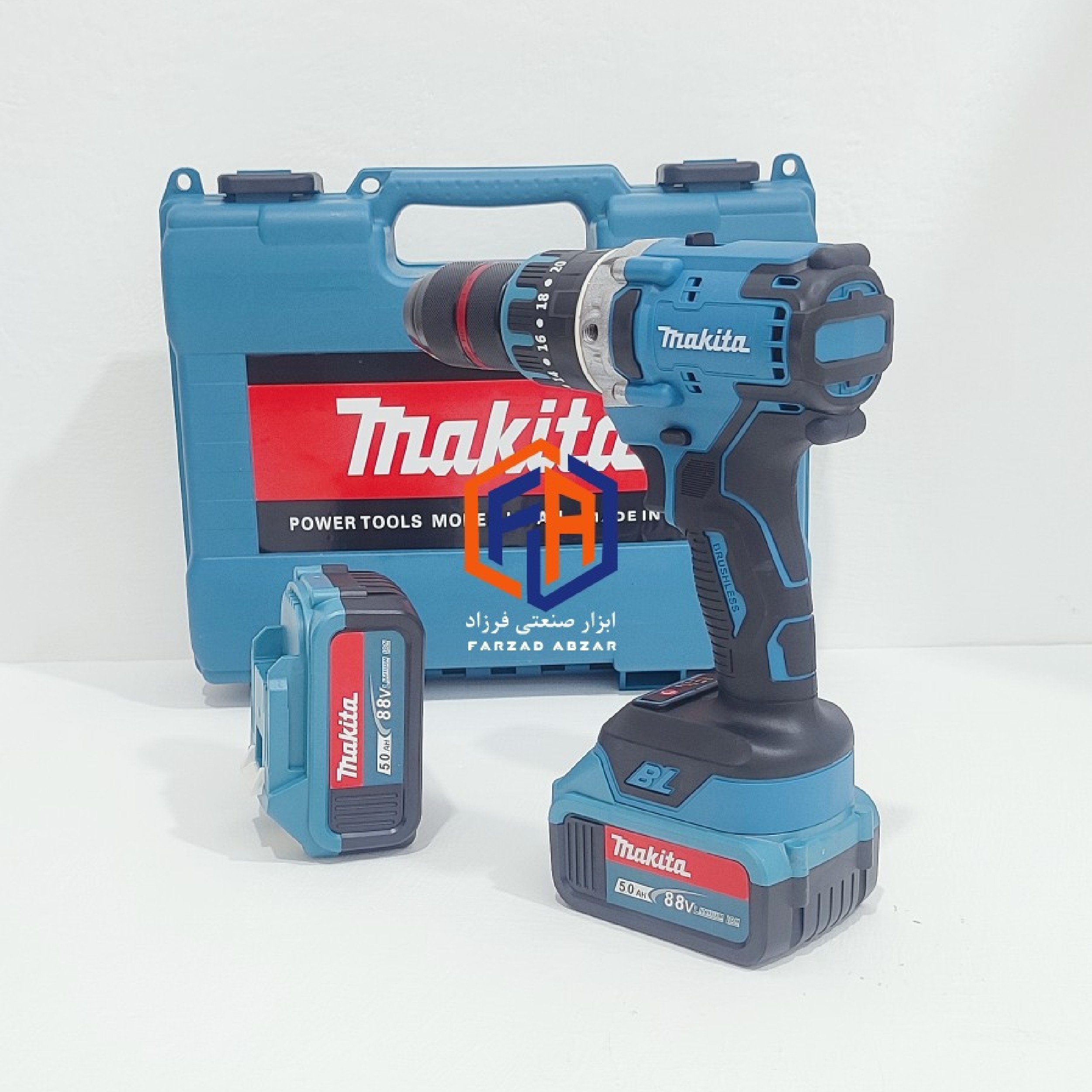 دریل شارژی موتور براشلس ماکیتا 88 ولت مدل makita88-XR