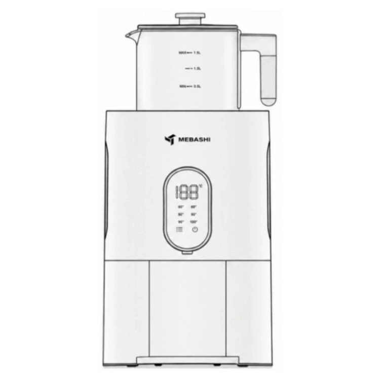 چای ساز روی هم مباشی مدل ME-SMV4002