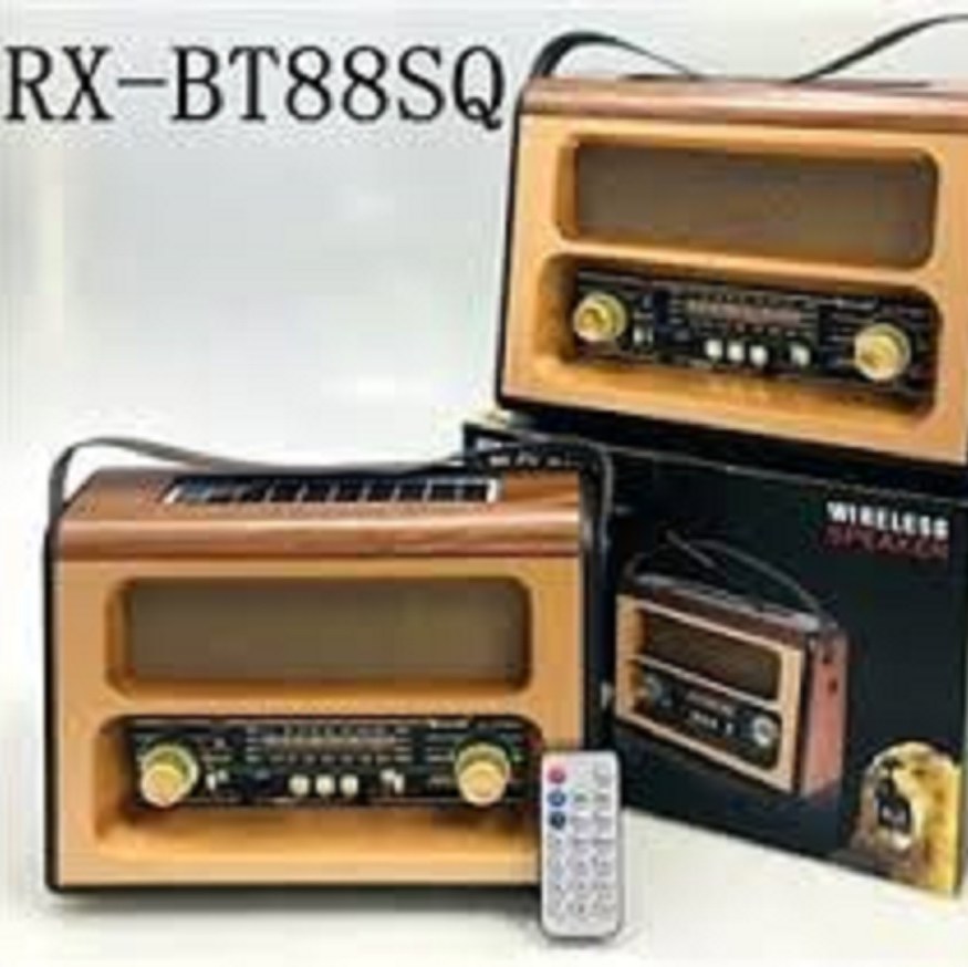اسپیکر رادیو بلوتوثی شارژی مدل Rx-Bt88SQ