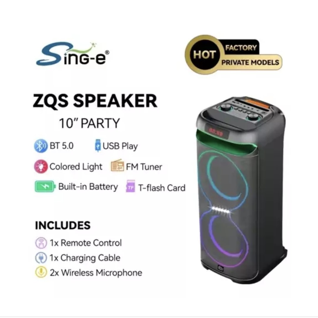 اسپیکر قابل حمل zqs 10221