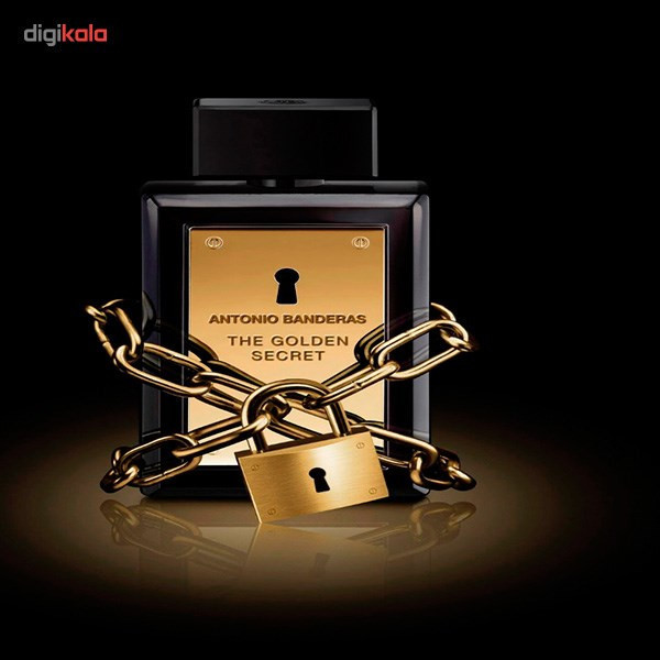 ادو تویلت مردانه آنتونیو باندراس مدل The Golden Secret حجم 100 میلی لیتر